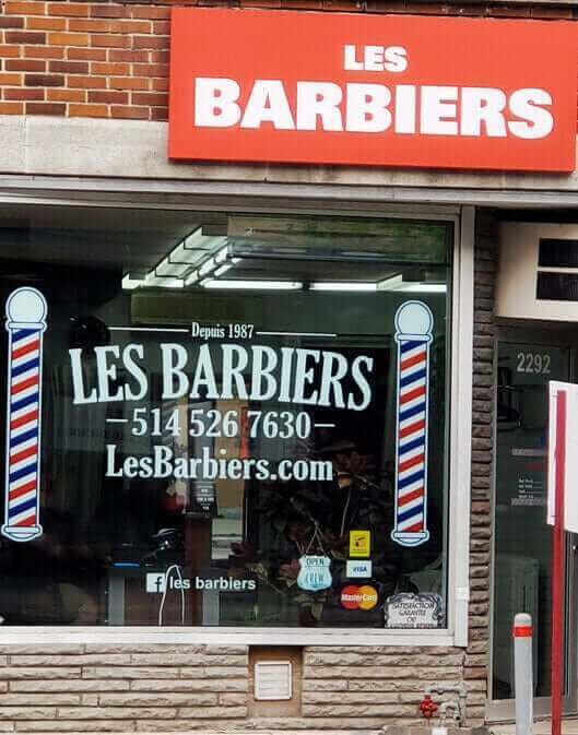 Les Barbiers Front Outside